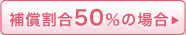 補償割合50%の場合