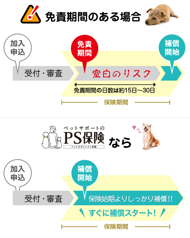 免責期間イメージ