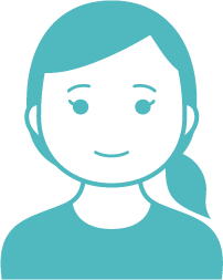 30代女性のお客さまのイラスト